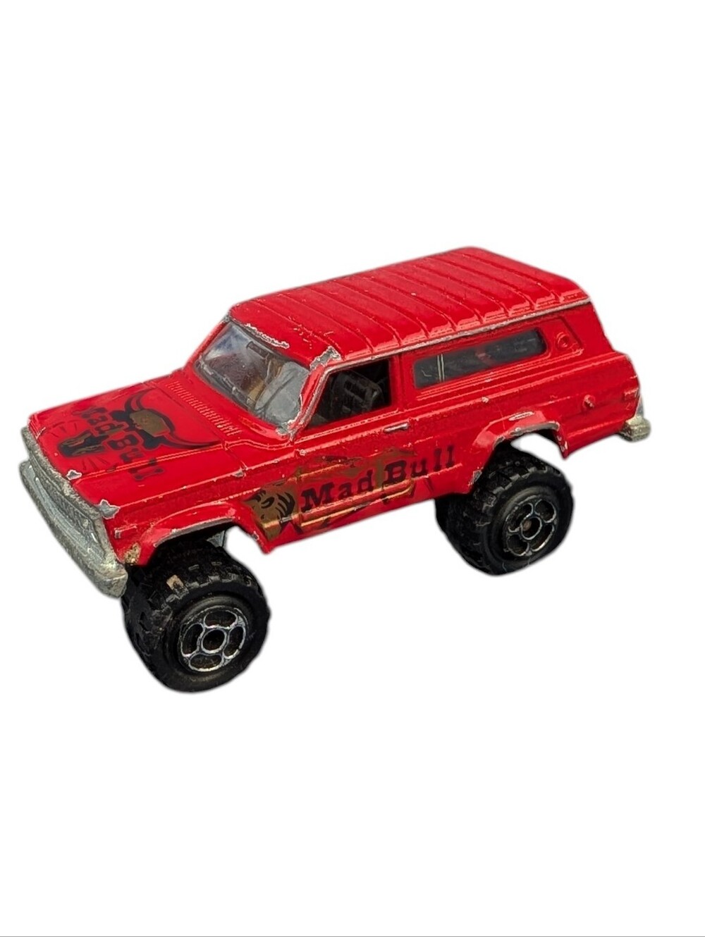Vintage Majorette Cherokee 4X4 Mad Bull 1/64 Scale No 236